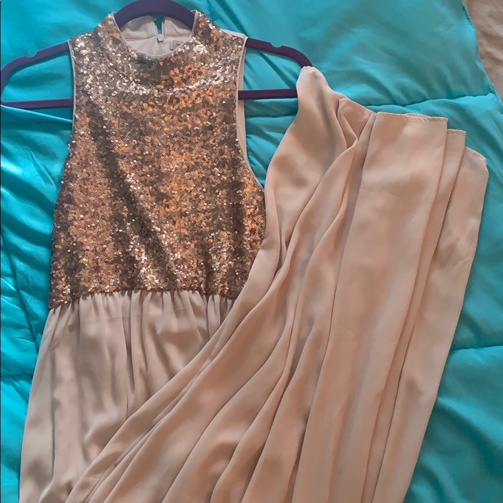 Perfect floor length sequin dress